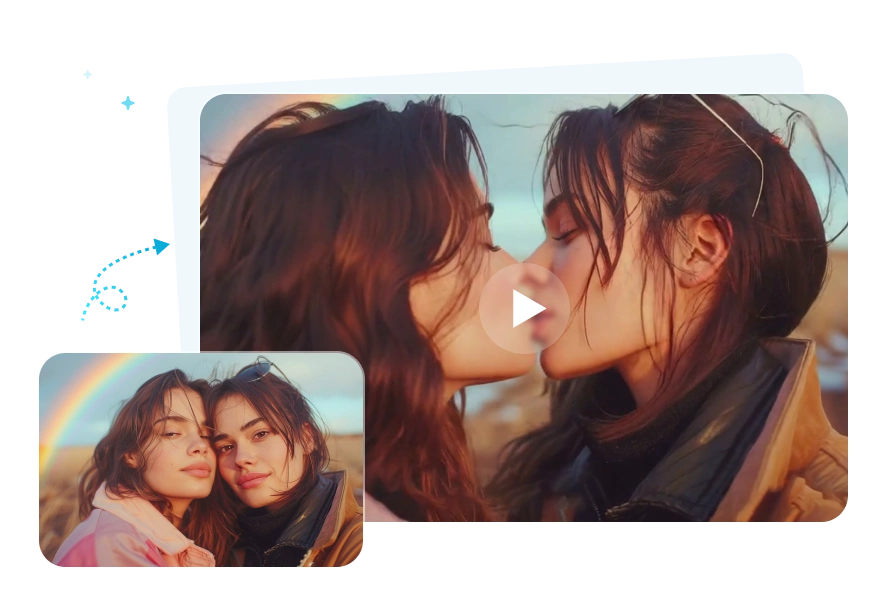 ai kissing video generator free online