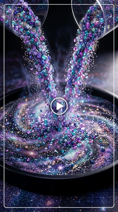 galaxy sand asmr