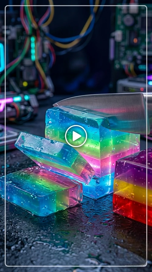 neon jelly asmr