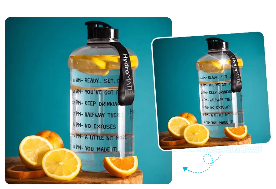 remove flash glare from photo