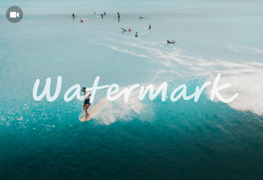 remove watermark from video before