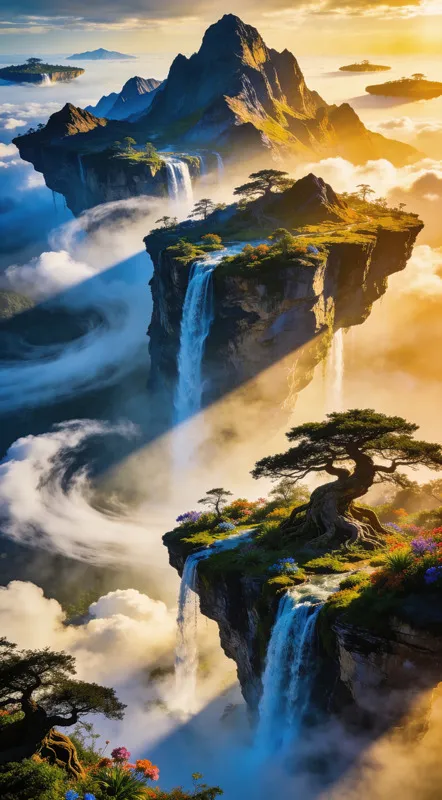 ChatGPT Photo Prompt - Advanced Arts #4 Floating Island