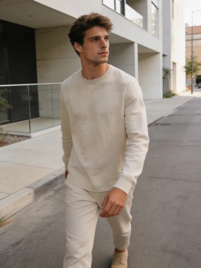 gemini ai photo prompt for boy minimal street walk