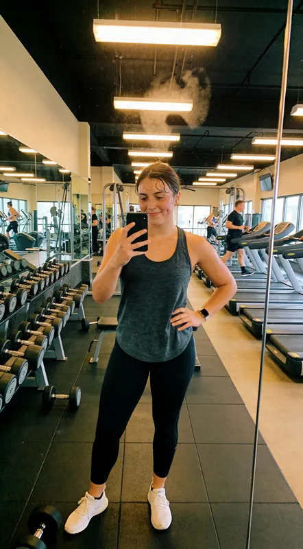 ChatGPT Photo Prompt - Life #2 Gym Mirror Selfie