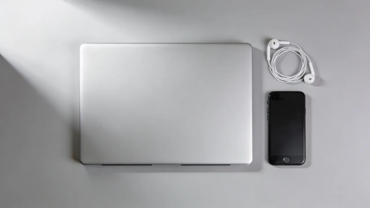 minimalist product flatlay