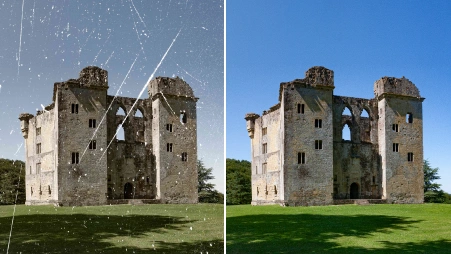 restore old and damaged photos