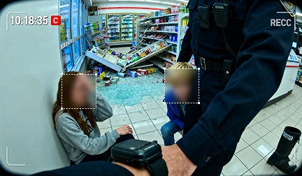 blur identity of victims and minors