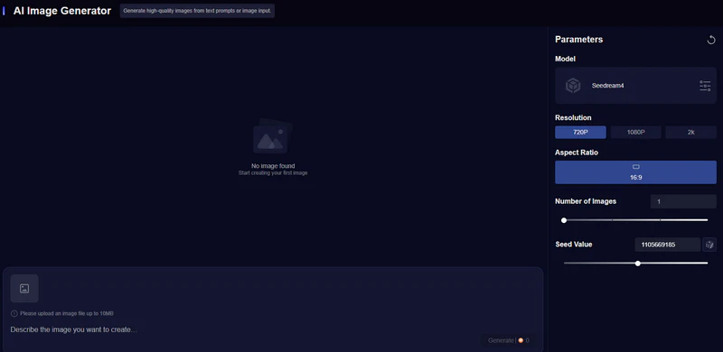 upload images into avclabs image generator online