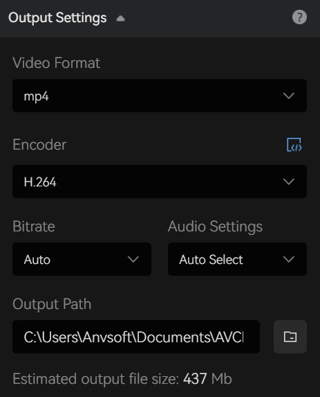 avclabs output options