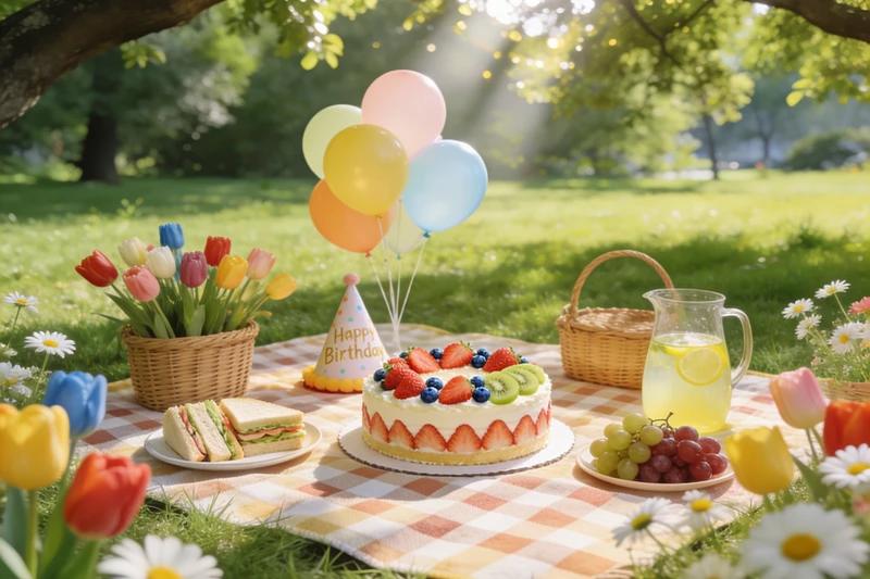 birthday party captions