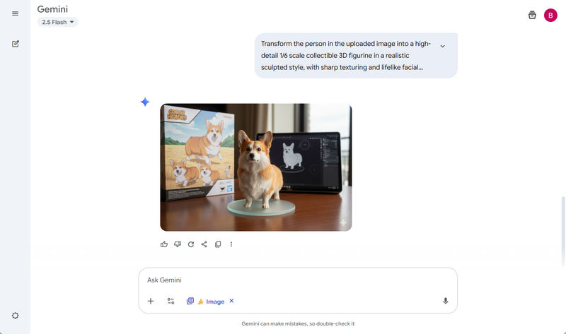 create 3d figurine with nano banana