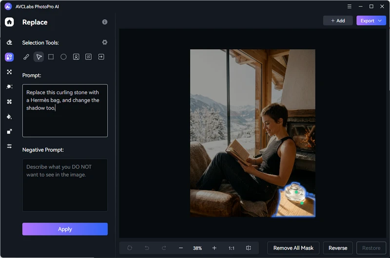 select object to change