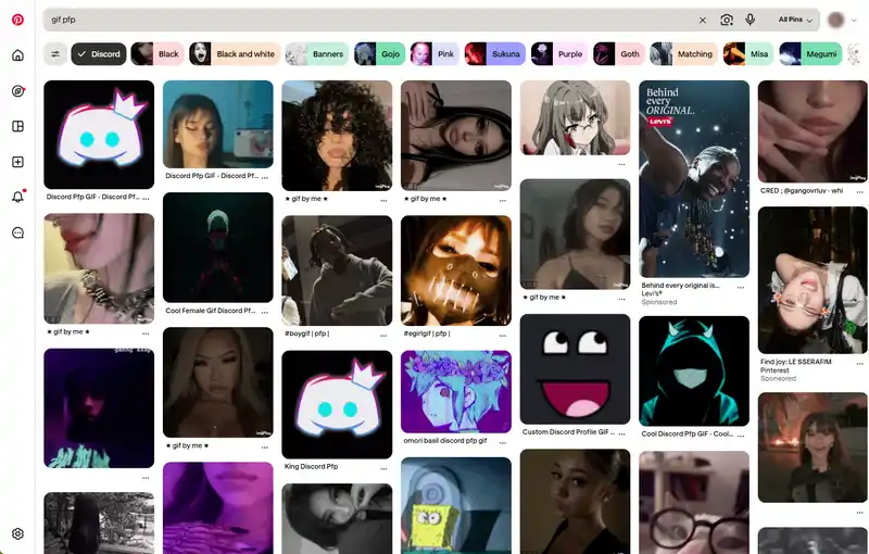 pinterest discord pfp inspiration site