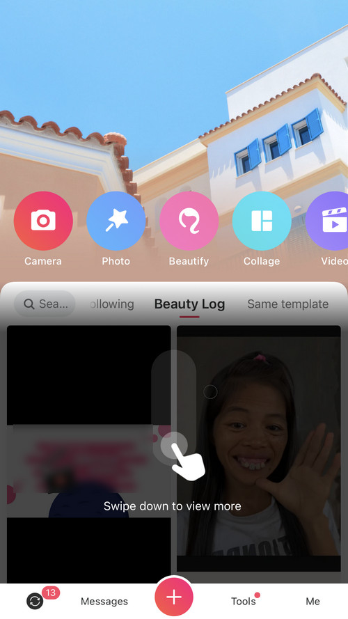 meitu main interface