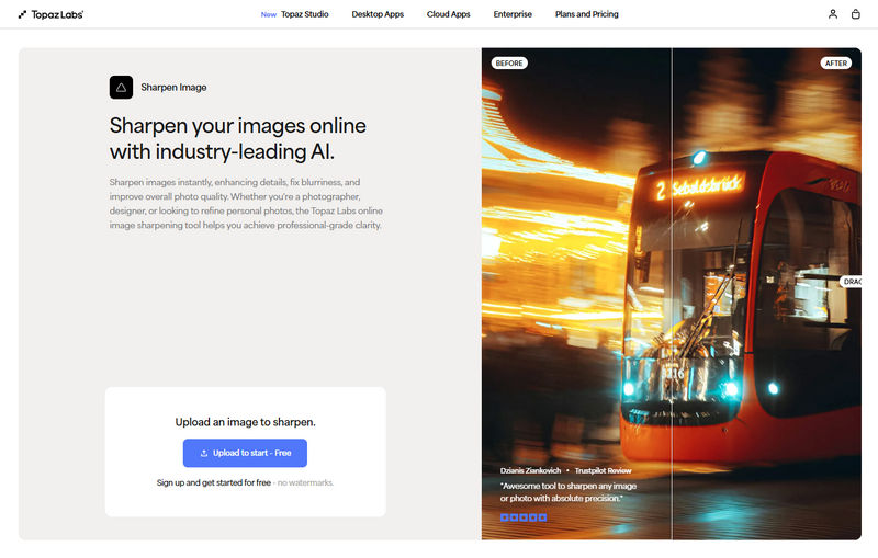 topazlabs sharpen image