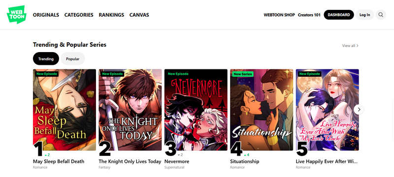 webtoon best manhwa site