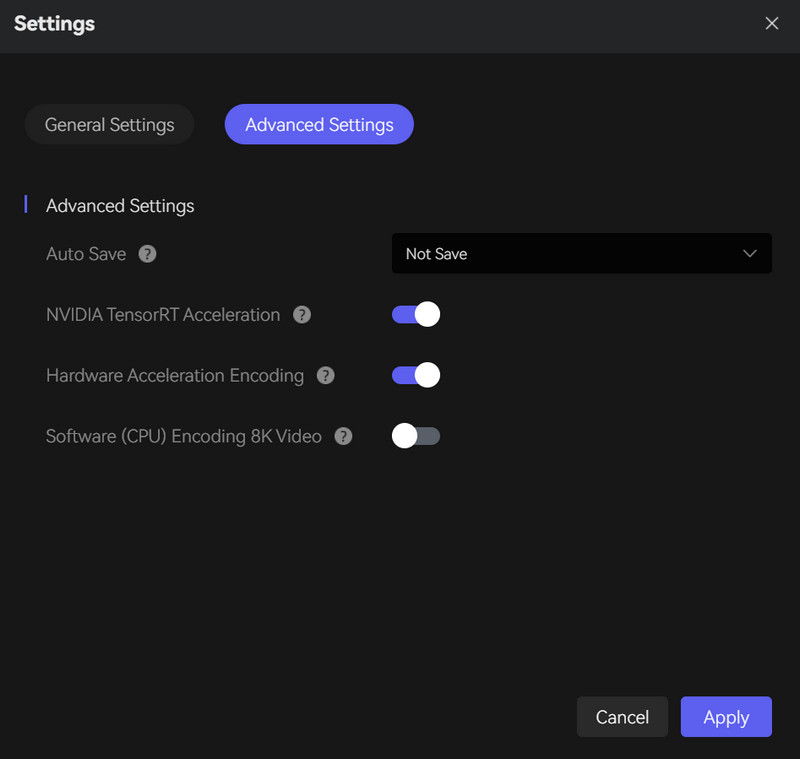 avclabs video enhancer ai ajustes avanzados