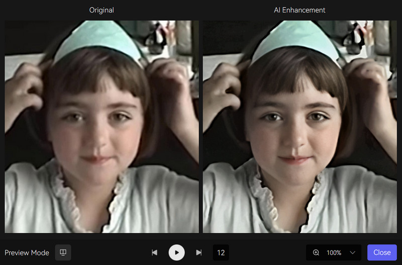 AVCLabs Video Enhancer AI preview