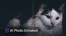 ai photo enhance mini banner