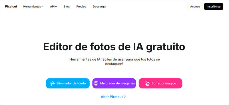 pixelcut quitar objetos de fotos