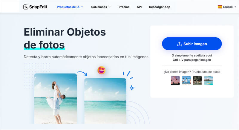 snapedit detecta y borra automáticamente objetos innecesarios en tus imágenes