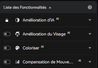 Affinez d'autres paramètres