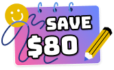 80 off
